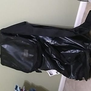 Northface wheeled duffle bag.